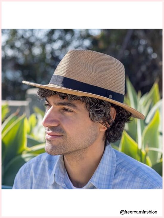 Unisex Fedora Sun Hat with 2.25\